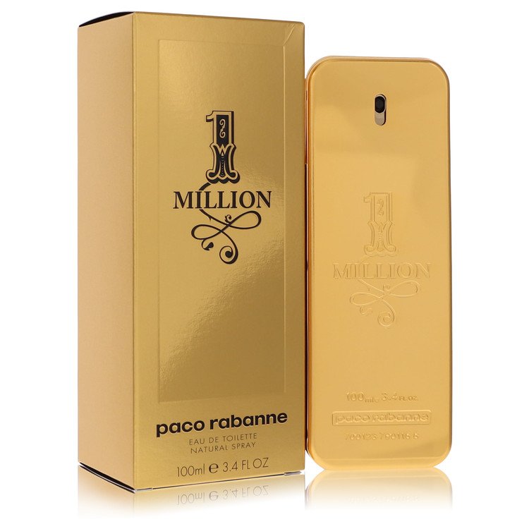 1 Million by Paco Rabanne Eau De Toilette Spray 3.4 oz 1 Million by Paco Rabanne Eau De Toilette Spray 3.4 oz
